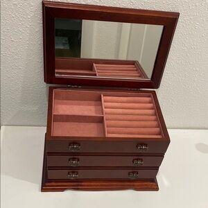 Croft & Barrow Cherrywood Jewelry Box